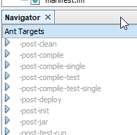 Ant Targets in NetBeans